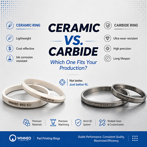 【Ceramic vs Carbide 】Ink Cup Rings — Which One Should You Choose?